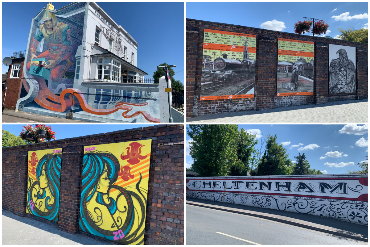 Cheltenham Paint Festival murals